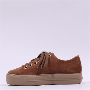 Paul Green Side Zip Platform Trainer - Nut